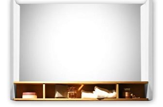 Kohler Terrace Lighted Rectangular Mirror, 24″ X 27″ (60.96Cm X 68.58 Cm), Touchless, Anti-Fog, Solid Oak Wood