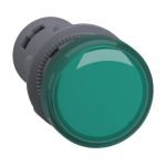 Schneider Electric, Monolithic Pilot Light, Easy Harmony Xa2E, Plastic, Green, 22Mm, Integral Led, Screw Clamp Terminals, 220…230 V Ac, Anti Interference, Xa2Evm3Lc