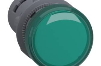 Schneider Electric, Monolithic Pilot Light, Easy Harmony Xa2E, Plastic, Green, 22Mm, Integral Led, Screw Clamp Terminals, 220…230 V Ac, Anti Interference, Xa2Evm3Lc