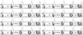Smart Shophar Trums Wall Hook 5 Legs Silver, Pack Of 8 / Modern Design Hook Hanger For Hanging Keys, Cup, Coat, Hat, Kitchens Towel In Bathroom And Office/Screws With Plastic Plugs