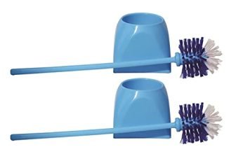 Signoraware Trendy Toilet Brush With Holder (Tbs-11), Set Of 2, Multicolour