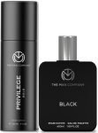 The Man Company Black & Bold Perfume Duo – 150 Ml, 50 Ml Body Spray  –  For Men(200 Ml, Pack Of 2)