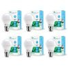 Syska Ssk-Srl-9W- Base B22D 9-Watt Led Bulb (Pack Of 6, Cool Day Light)