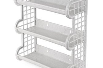 Cello Japan Plastic Storage Shelf, Granite White