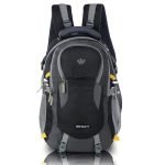 Wesley Spartan Unisex Travel Hiking Laptop Bag fits Upto 17.3 inch with Raincover and Internal Organiser Backpack Rucksack College Bag (Black Grey)