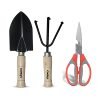 Visko Garden Tools Set, 645 Gardening Hand Tool Kit 3 Pieces For Home Gardening
