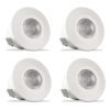 Surya 2W Led Prime Spot Light, Ceiling Spot Light (Green) (Pack Of 4)