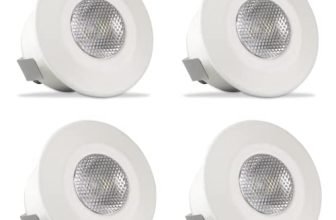 Surya 2W Led Prime Spot Light, Ceiling Spot Light (Green) (Pack Of 4)