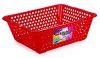 Cello Plastic Kitchen Basket, Small, 20 Liters, Red