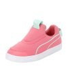 Puma Unisex-Kid Courtflex V2 Slip On Pre-School Loveable-Minty Burst-White Sneaker – 2Uk (37485814)