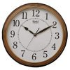 Ajanta 2977A.P Quartz Vintage Plastic Wall Clock (13 Inch, Matt Wood)