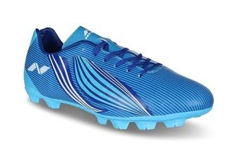 Nivia Birsa Football Stud Shoe For Men/Sports And Soccer Shoe/Comfortable And Lightweight/Size-08 (Sky Blue/Blue)