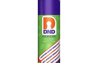 Dnd 100% Ayurvedic Nanosol Mosquito Repellent Killer Spray | Ayush Approved | Safe For Humans | Natural Action Patented Formula | Pack Of 1-59G (100Ml)