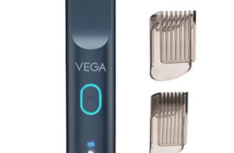 Vega Battery Powered Smartone Series S2 Beard Trimmer For Men, 160 Mins Runtime, Ipx7 Waterproof 40 Length Settings, (Vhth-31), Blue