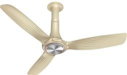 Havells 1200Mm Inox Bldc Bldc Motor Ceiling Fan | Remote Controlled, High Air Delivery Fan | 5 Star Rated, Upto 60% Energy Saving, 2 Year Warranty | (Pack Of 1, Gold Mist)