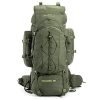 Tripole Colonel 80 litres Rucksack + Detachable Day Pack, Army Green
