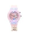 Spiky 3D Cartoon Kids Analog Watch with LED Luminous 7 Multicolour Glowing Disco Light | 3D Cute Rabbit on Belt |Unique Radium Silicone Strap | Childrens Best Unisex Birthday Return Gift | Suitable for boys and girls of Age 3-13 Years