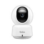 Qubo Smart 360 3Mp 1296P Wifi Cctv Security Camera For Home From Hero Group | Mobile App | Two Way Talk | Night Vision | Cloud & Sd Card Recording | Made In India | Alexa & Ok Google |