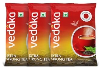 Amazon Brand – Vedaka Extra Strong Tea | Black Tea | 500G, Pack Of 3