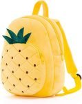 blue tree Cute Kids Backpack Toddler Bag Plush Animal Cartoon Mini Travel Bag for Baby Girl Boy 1-6 Years (Pineapple)