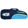 Whackk Rally Blue Navy |Unisex Lightwieght Stylish Tennis Badminton Squash Shuttle Equipment Kit Cover Bag |2 Spacious Compartments|Backpack & Duffel |Easy Access Pocket |Racket Tennis-4 Badminton-6