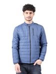 The Indian Garage Co Men’s Slim Fit Jacket (0521-JKT-20-04_Teal Blue M)