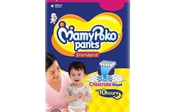Mamypoko Pants Standard Baby Diapers, X-Large (Xl), 38 Count, 12-17Kg