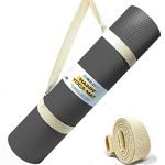 Boldfit Yoga Mats For Women yoga mat for men Exercise mat for home workout yoga mat for women gym mat Anti Slip Yoga mat 4mm Workout mat Yoga Mat For Kids Yoga mate gym mats for workout 4mm Steel Grey