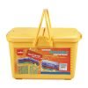 Cello Multimate Plastic Small Laundry Basket (Yellow)