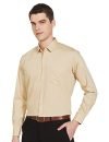 BE ACTIVE Men’s Cotton Formal Shirt Colour – OCHER Yellow | Size – S