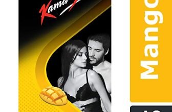 Kamasutra Mango Flavoured Dotted Condoms For Men 10 Count