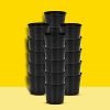 Kraft Seeds by 10CLUB Plastic Nursery Seedlings Pots – 20 Pcs (6 Inch, Black) | Plant Seed Starting Pots | Garden Plant Pots for Indoors & Outdoors | Planting Pots | Plant Containers for Home Plants