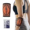 Boldfit Wrist Sleeves for Men & Women, Wrist Band/Wrap for Gym. Wrist Wrap/Straps Gym Accessories for Men & Women Hand Grip & Wrist Support. While Workout – Orange – Medium-1Pcs