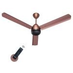 Candes Majestic BLDC Ceiling Fan 1200mm / 48 inch | BEE 5 Star Rated, Upto 65% Energy Saving, High Air Delivery & High Speed Ceiling Fans for Home | 2+1 Years Warranty | Rusty Brown & Black