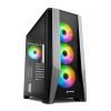 Sharkoon Glass Tg7M Rgb Mid Tower Pc Computer Case I Support Mini-Itx, Micro-Atx, Atx, Eatx Motherboard With 4 X 120 Mm Fan Addressable Rgb (Pre-Installed) – Black