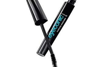 Lakme Eyeconic Curling Mascara, Black, Waterproof Mascara With Smart Curl Brush For Voluminous Lashes – Smudge Proof Eye Makeup, 9 Ml
