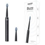 beatXP Buzz Electric Toothbrush for Adults with 2 Brush Heads & 3 Cleaning Modes|Rechargeable Electric Toothbrush with 2 Minute Timer & Quadpacer|19000 Strokes/min with Long Battery Life (Black)