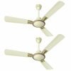 Havells Astura Decorative Bldc 1200Mm Energy Saving With Remote Control 5 Star Ceiling Fan (Bianco Bronze, Pack Of 2)