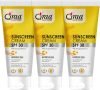 Qraa Sunscreen – Spf 30 , For Men & Women, Non-Greasy Pa++++ Sunscreen Cream Spf 30|Helps Remove Tan|Helps In Sun Burn| Pack Of 3(150 G)