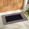 Aazeem Absorbent Door Mat For Indoor Entrancex Non Slip Mat For Front Door Entryway, Soft Cotton Home. Hotel Balcony Floor Carpet, Floor Mats For Home, Kitchenfloor Door Mat |-(55X35Cm)
