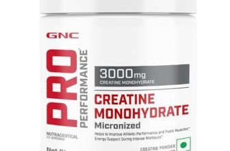 Gnc Pro Performance Creatine Monohydrate | 100 Gm | 33 Servings | Boosts Athletic Performance | Micronized & Instantized | Fuels Muscles | Provides Energy Support For Heavy Workout | Unflavoured | Formulated In Usa