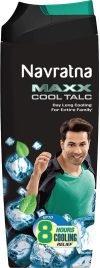 Navratna Maxx Cool Talc|8H Cooling Relief|Day Long Cooling|(400 G)