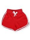 Twge – Kids Shorts For Girls – Short Pants – Polycotton Solid Regular Fit Half Pants – Red – 10-11 Years