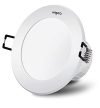 wipro Garnet 5W Round Downlight Junction Box | Cool Day White (6500K) | Glare-Free Design | Recessed Downlighter for False Ceiling | Cutout ∼ 3 inch | Pack of 1