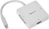 Amazon Basics Amazonbasics Mini Displayport To Hdmi/Dvi/Vga Adapter – White, 5-Pack