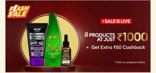 Deal Fast 🔥🔥 : WOW Sale Live at 1 Pm : Buy 8 Products at ₹1000. Code : BUY8 (May be Auto Apply). Link : + 50 Wow Cashback On Every Order.Add Any 8 High MRP Products