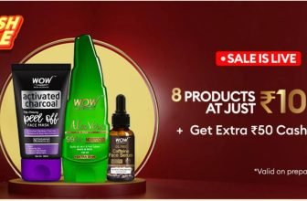 Deal Fast 🔥🔥 : WOW Sale Live at 1 Pm : Buy 8 Products at ₹1000. Code : BUY8 (May be Auto Apply). Link : + 50 Wow Cashback On Every Order.Add Any 8 High MRP Products