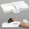 MY ARMOR Orthopedic Memory Foam Contour Cervical Pillow for Neck and Shoulder Pain, Extra Curve Neck Support Pillow for Sleeping, Dual Height, Pack of 1