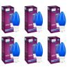 Philips Led Deco Blue 0.5W Glass Candle (Pack Of 6)