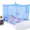 Divayanshi Blue Mosquito Net for Single Bed/Double Bed, 3×6.5 Insect Protection Net